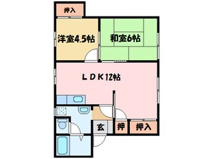 メゾントレビⅦの物件間取画像